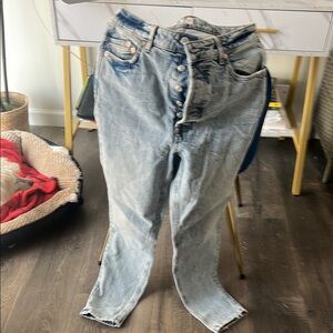 Free people Women's Light Blue Jeans